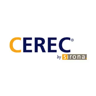 Logo de CEREC by Sirona, tecnología dental avanzada para tratamientos de odontología en La Clínica Dental.