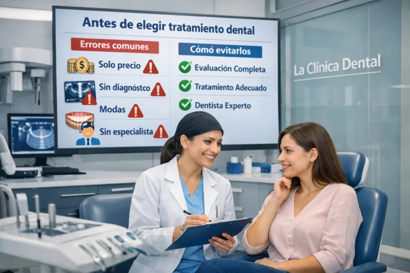 Common errors when choosing dental treatment