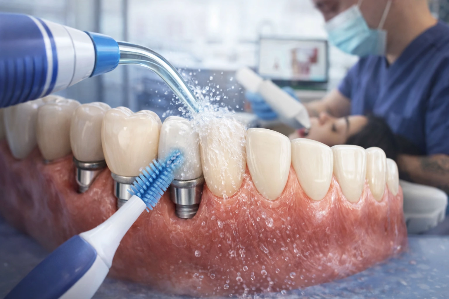 Mantenimiento de implantes dentales y All-on-4/6