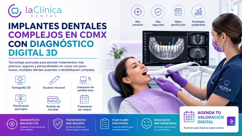 Implantes dentales complejos